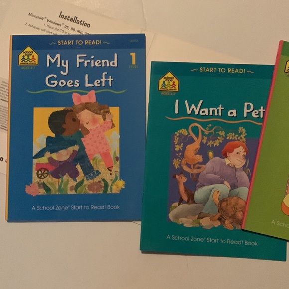 beginning reading six pack of books start to read include CD - Picture 6 of 7